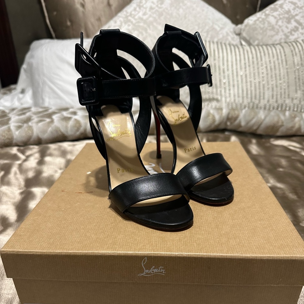 Christian Louboutin Multipot 100 Kid black sz 35.5